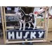 New Husky Porcelain Neon Sign 72 " W x 58" H